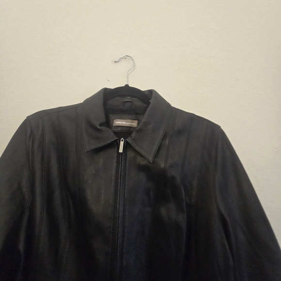 Classic Black Leather Jacket - Picture 1 of 10